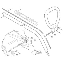 Viking TE600 - Drive Tube Assembly - Parts Diagram