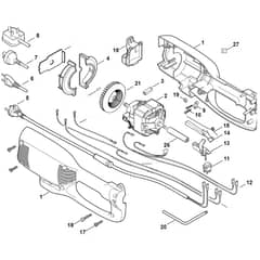 Viking TE700 - Electric Motor - Parts Diagram