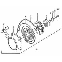 Tanaka TED-262 - L - D - H - Recoil Starter
