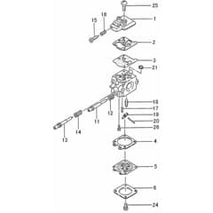 Tanaka TED-262R - Y178800 - Carburettor