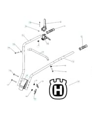 Husqvarna TF225 - Handle & Controls