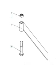 Husqvarna TF225 - Support Legs