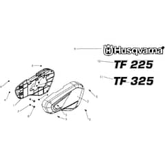 Husqvarna TF 325 - 970652601 - Cover