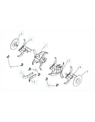Husqvarna TF435 - Tine Assembly