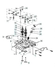 Husqvarna TF545DE - Cylinder Head
