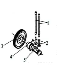 Husqvarna TF545DE - Gear Box