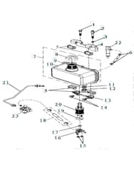 Husqvarna TF545DEPLUS - Fuel Tank