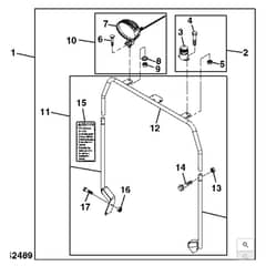 John Deere TH - PC9463 - Light Bar - ST486614