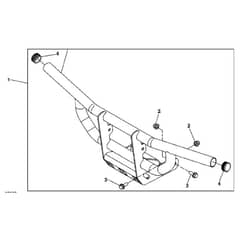 John Deere TH - PC9463 - Front Bumper - ST486694