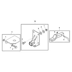 John Deere TH - PC9463 - Rear Receiver - ST559046