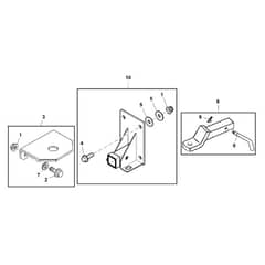 John Deere TH - PC9602 - Rear Receiver - ST559046