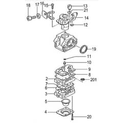 Tanaka THB-2500 - Carburettor
