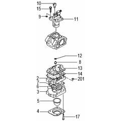 Tanaka THT-2000-L - B028200 - Carburettor