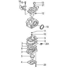 Tanaka TIA-350PFS - Carburettor