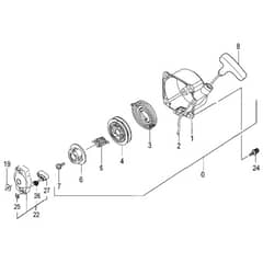 Tanaka TIA-350PFS - Recoil Starter
