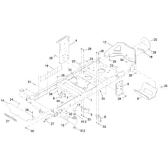 Toro TimeCutter 127cm - 74696 (400000000 - 419999999) Frame