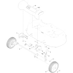 Toro TimeMaster TM76 76cm - 21815 (415300000 - 417299999) Front Wheel and Height-of-Cut
