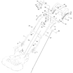 Toro TimeMaster TM76 76cm - 21815 (400000000 - 415299999) Handle