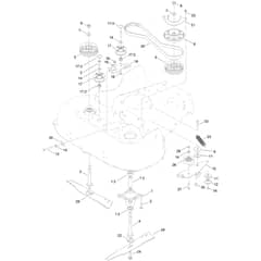 Toro TimeMaster TM76 76cm - 21815 (400000000 - 415299999) Spindle and Belt