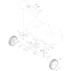 Toro TimeMaster TM76K 76cm - 21811 (411000000 - 411592609) Front Wheel and Height-of-Cut