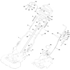 Toro TimeMaster TM76K 76cm - 21811 (400000000 - 405541083) Handle