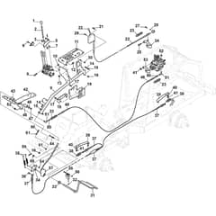 TITAN 540 D - 2013-2019 - 13-7454-11 - Stiga Front Mower Controls Diagram