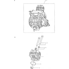 TITAN 540 D - 2013-2019 - 13-7454-11 - Stiga Front Mower Pump Unit Diagram