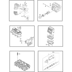 TITAN 740 D - 2013-2019 - 13-7460-11 - Stiga Front Mower Engine Parts 01 Diagram