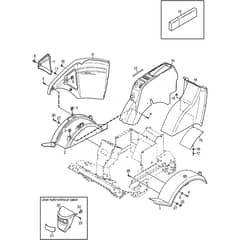 TITAN 740 DC - 2013-2014 - 13-7461-11 - Stiga Front Mower Body Works 01 Diagram