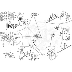 TITAN 740 DCR - 2013-2019 - 13-7462-11 - Stiga Front Mower Electric Parts Diagram