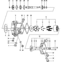 TITAN 740 DCR - 2013-2019 - 13-7462-11 - Stiga Front Mower Engine 02 Diagram