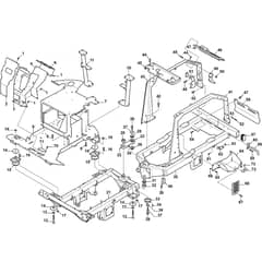 TITAN 740 DCR - 2013-2019 - 13-7462-11 - Stiga Front Mower Frame Diagram