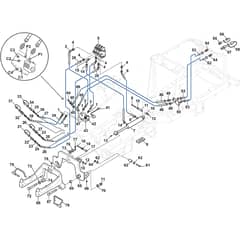 TITAN 740 DCR - 2013-2019 - 13-7462-11 - Stiga Front Mower Lifting Device Diagram