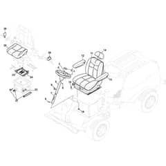 TITAN 740 DCR - 2013-2019 - 13-7462-11 - Stiga Front Mower Seat Diagram