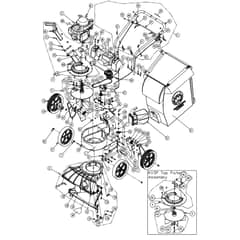 Billy Goat TKV650SPH - KV650SPH Vacuum Main Diagram