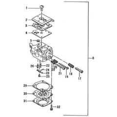 Tanaka TLE-550-9533 - Carburettor
