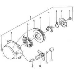 Tanaka TLE-550-9533 - Recoil Starter