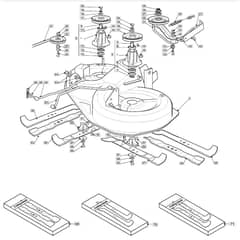 TM 13 36 H - 2010 - 2T0410333/M10 - Mountfield Ride On Mower 92cm Deck Diagram
