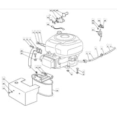 TM 14 36 H - 2010 - 2T0420233/M10 - Mountfield Ride On Mower B&S Engine Diagram