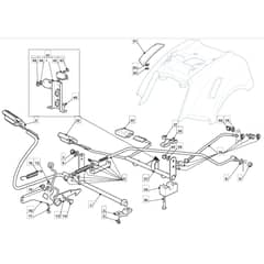 TM 14 36 H - 2010 - 2T0420233/M10 - Mountfield Ride On Mower Controls Diagram
