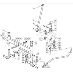 TM 14 36 H - 2010 - 2T0420233/M10 - Mountfield Ride On Mower Steering Diagram