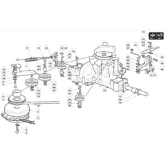 TM 14 36 H - 2010 - 2T0420233/M10 - Mountfield Ride On Mower Transmission Diagram