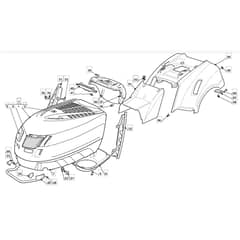 TM 15 36 - 2010 - 2T0320433/M10 - Mountfield Ride On Mower Body Diagram