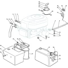 TM 16 40 H - 2010-2013 - 2T0930233/M10 - Mountfield Ride On Mower B&S Engine Diagram