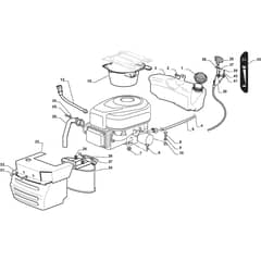 TM 19 43 H - 2010 - 2T1220233/M10 - Mountfield Ride On Mower B&S Engine Diagram