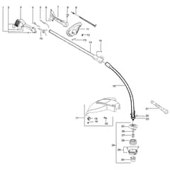 McCulloch TM 281 Plus - 2009-04 - Shaft & Handle (1) Parts Diagram