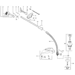 McCulloch TM 281 Plus - 2009-04 - Shaft & Handle (3) Parts Diagram