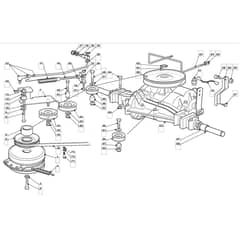 TM 35 - 2009 - 2T2232433/BM9 - Mountfield Ride On Mower Transmission Diagram