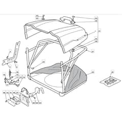 TM 35 - 2009 - 2T2234433/09 - Mountfield Ride On Mower Grasscatcher Diagram