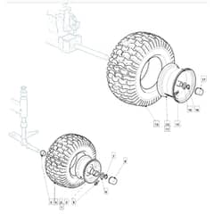 TM 35 - 2009 - 2T2234433/09 - Mountfield Ride On Mower Wheels Diagram